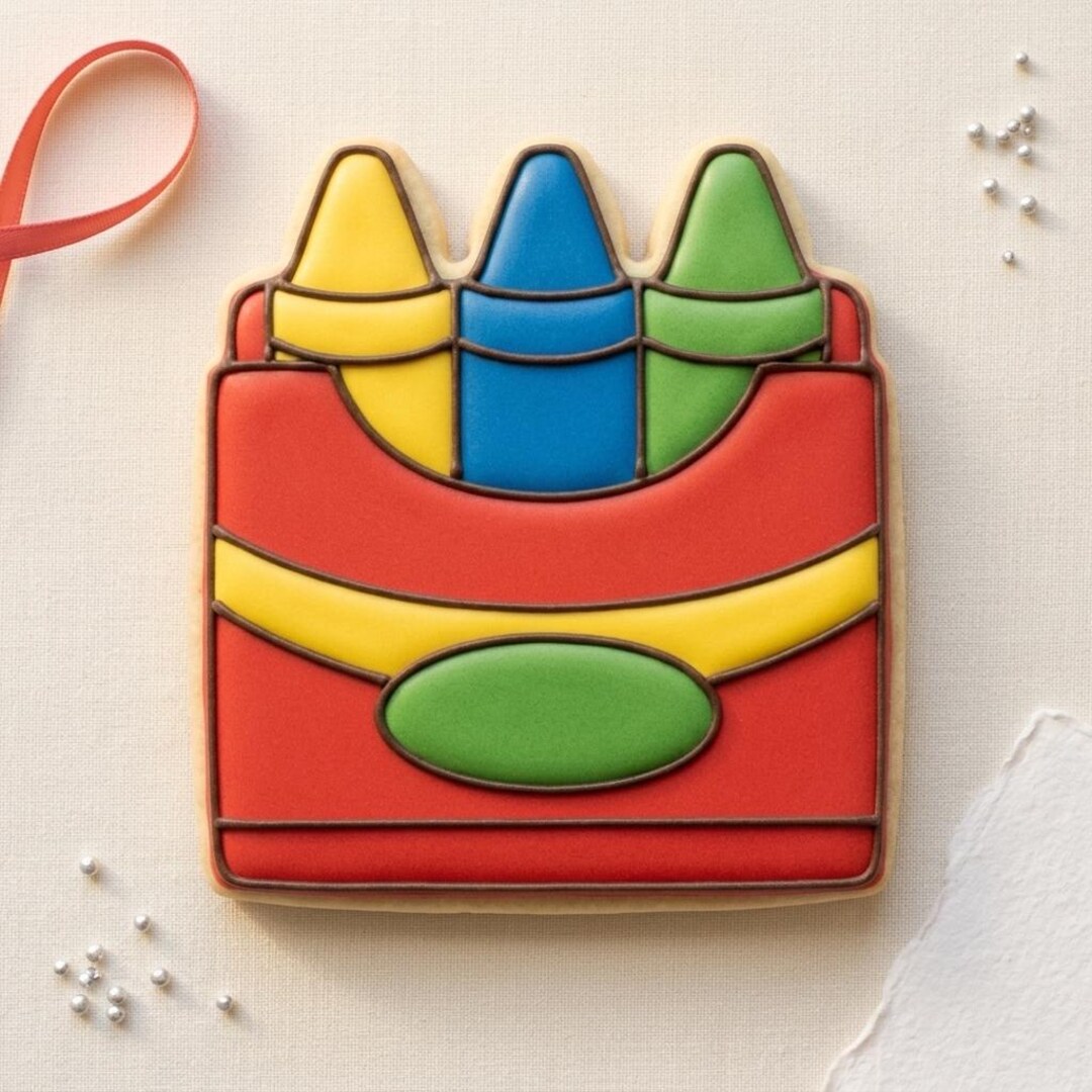 Crayon Box Cookie Cutter, 3D Printed Classroom Theme - Etsy