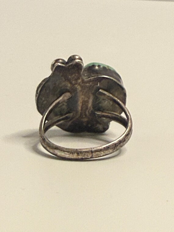 Sterling Silver Double Turquoise Ring – Split Sha… - image 4