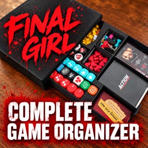 Organizador impresso em 3D "Final Girl" completo