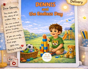 Personalized Kids Storybook | Endless Day Adventure, Custom Name, QR Song (Digital Download)