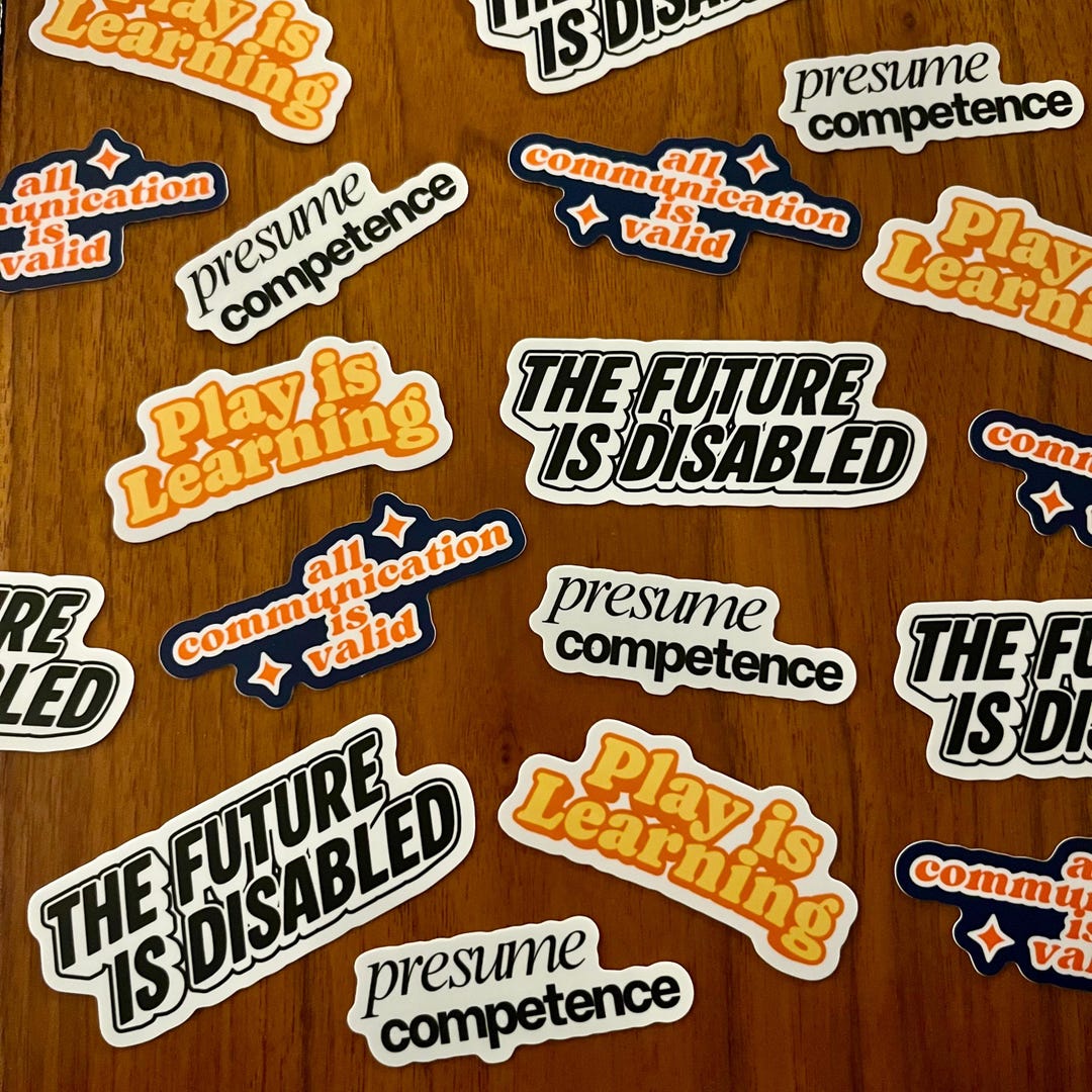 Disability Justice Sticker Set | Neuroaffirming & AAC Affirming ...