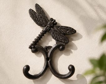 Animal Shape Ironwork Wall Hooks, Rustic Cast Iron Decorative Hooks, Farmhouse Home Decor, Entryway Coat Hook, Unique Wall Hook Gift Idea