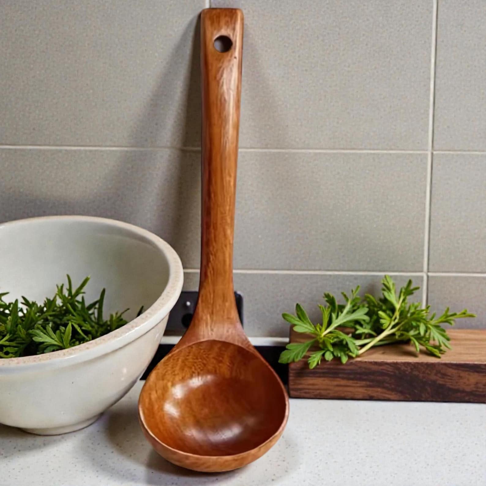 Handcrafted Wooden Ladle
