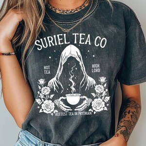 Comfort Colors® Fantasy Bookish Shirt, Fantasy Reader Shirt, A Court Of Thorns and Roses Tee, Bookish Gift, Book Lover Gift, Dark Reader Tee