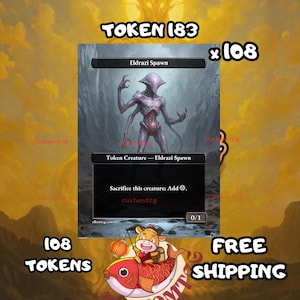 Jeton d'apparition eldrazi 0-1 108 exemplaires - S183