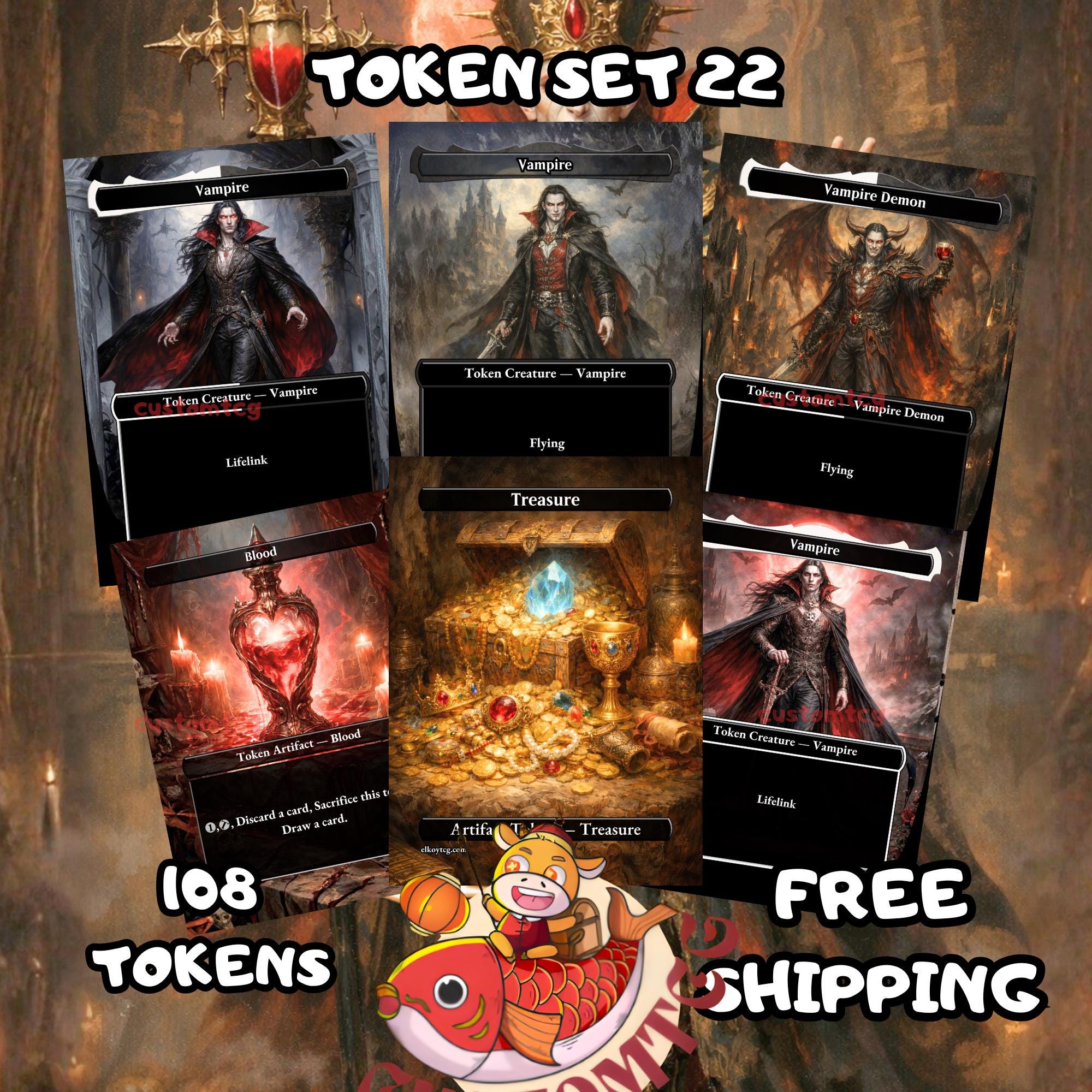 Mtg blood token - Etsy 日本