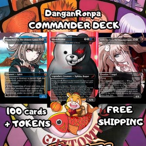 Danganronpa Custom Commander Deck — Tivit | Class Trial | Mystery &amp; Deception Proxy Deck