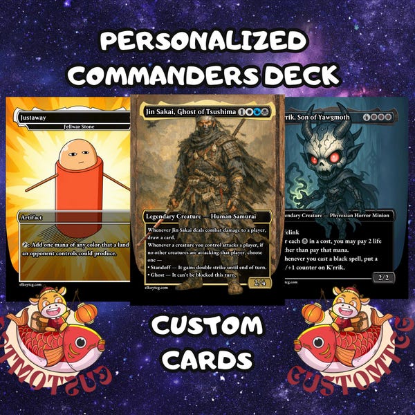 Personalized Commander Decks – Commissions!