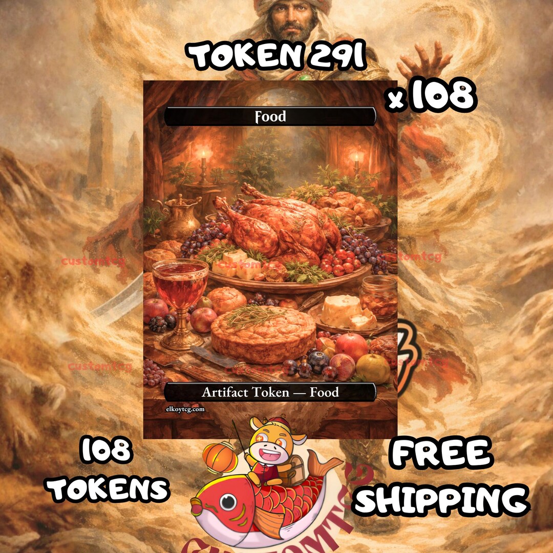 Food Token 108 Copies - S291 - Etsy