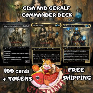 mtg gisa and geralf commander deck MTG Grave Danger Starter Commander Decks