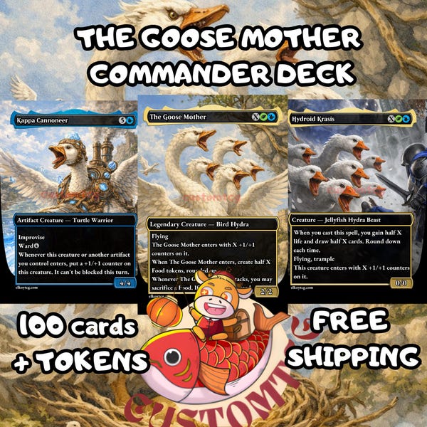Goose Custom Mtg Goose Deck - Etsy UK