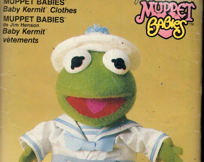 Vogue 9178 Jim Henson's Muppet Babies Baby Kermit 15 Inch Doll and ...