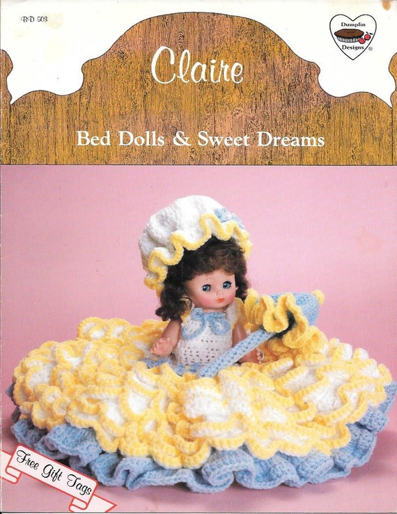 free crochet patterns for 13 inch bed dolls