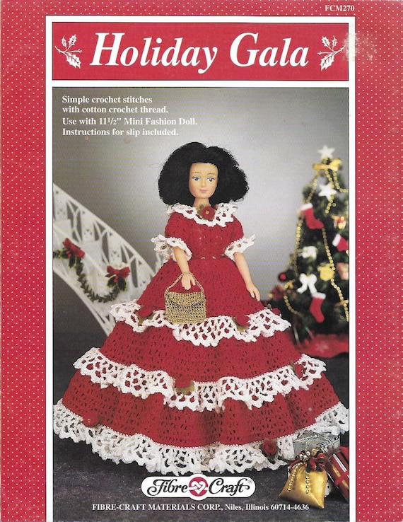 Polly Put The Kettle On Doll Outfit Fibre Craft Crochet Pattern//Instructions