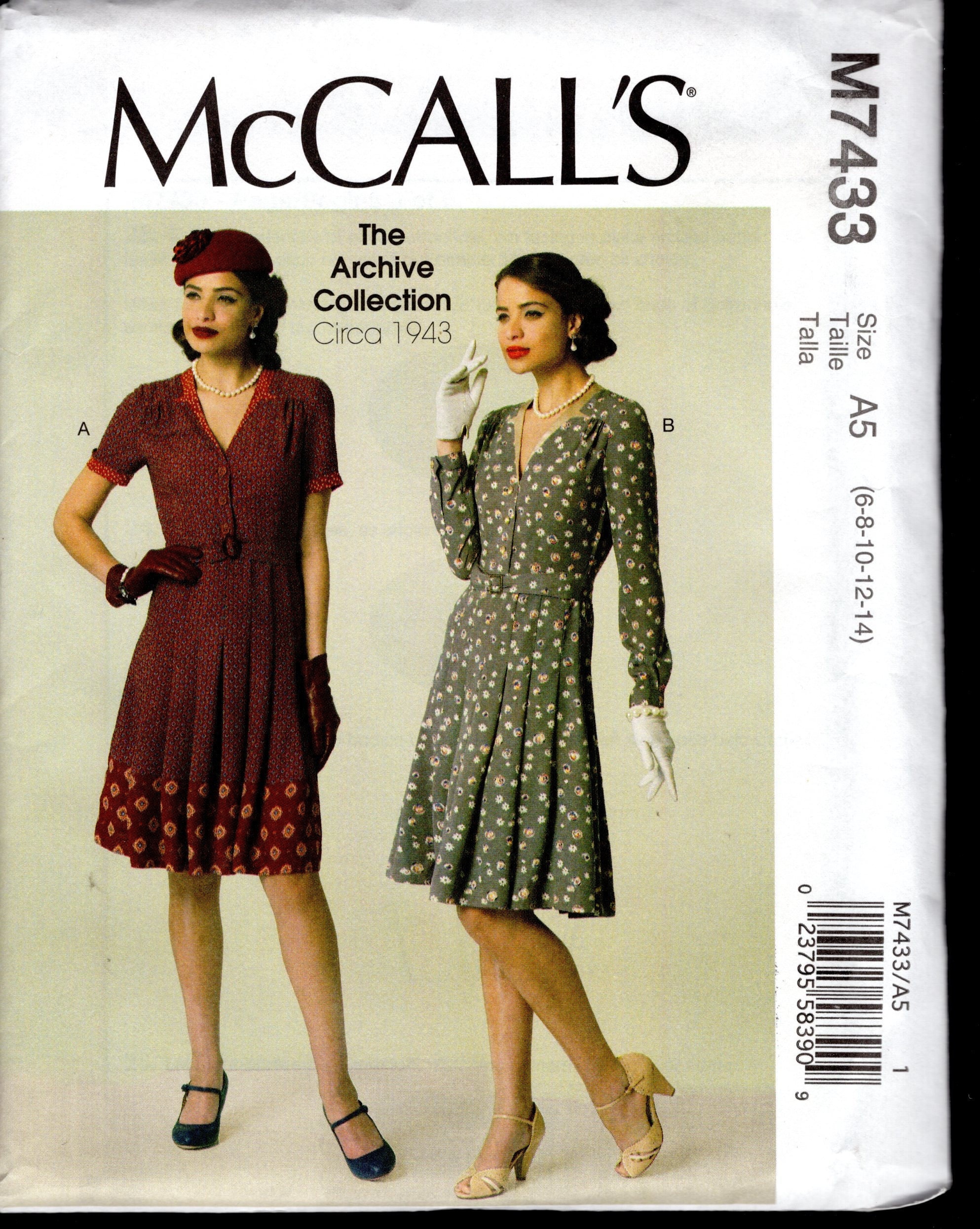 Chiffon Dress Dot Shirtwaister Philosophy Polka Dot Dress Mccall's