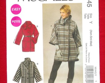 McCall&#39;s 6445 Misses&#39; Unlined Jackets, Loose Fitting With Dolman Sleeves, Sizes 4 to 14, UNCUT