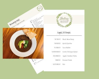 One Week Meal Plan: Light & Fresh