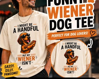 Funny Dachshund Wiener Dog Pun T-Shirt, Hot Dog Lover Tee