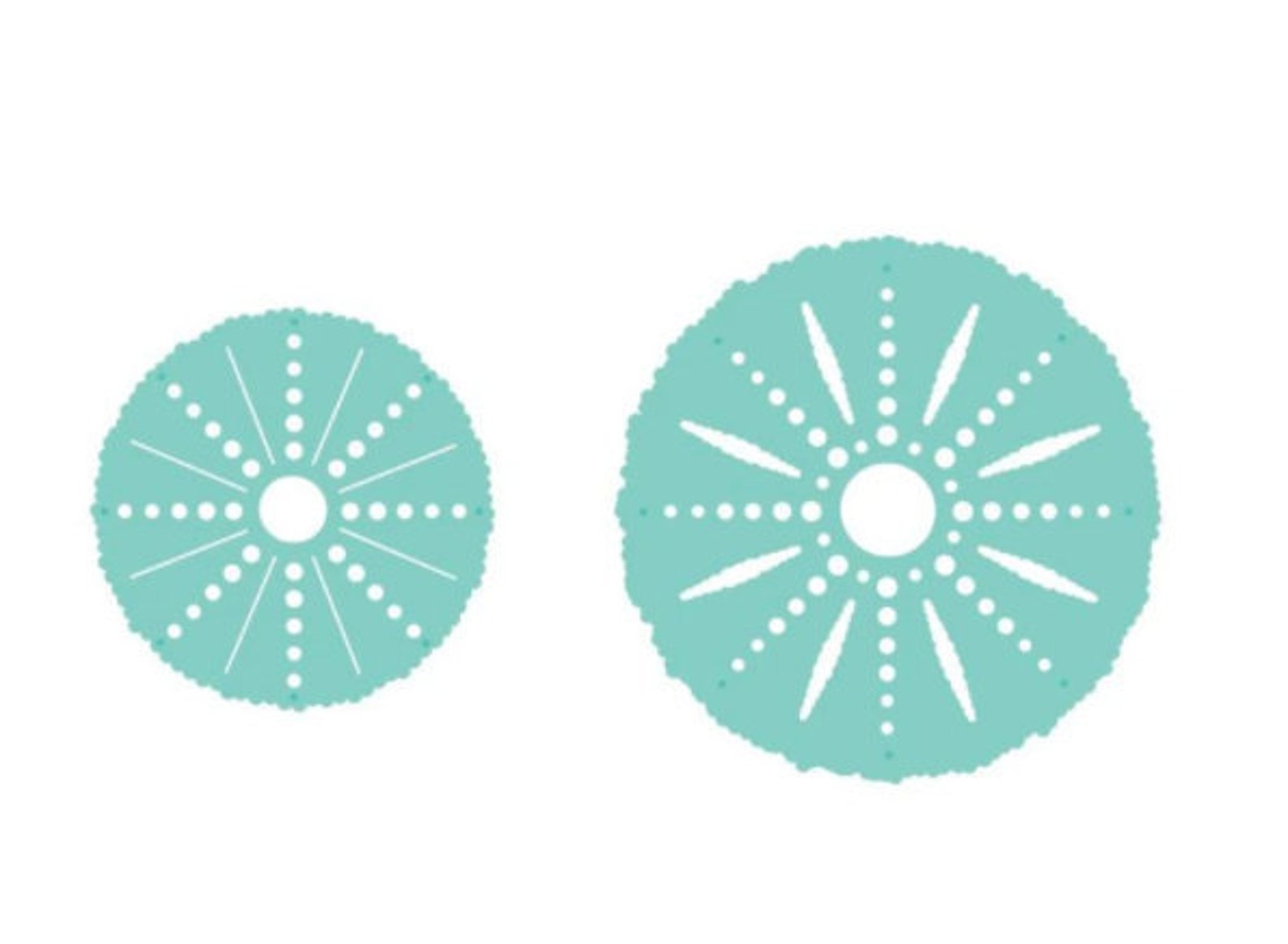 RARE Kaisercraft Decorative Dies Sea Urchin Twodie Set. NEW. Two