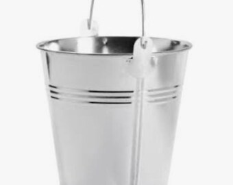 Darice 2 approx 4x4 tin buckets w/handle votive holder candle or flower holder party decor craft supply tea lights holder rustic party vases