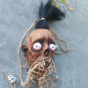 Handmade Shrunken Head: Harry The Hunter, Beetlejuice Inspired