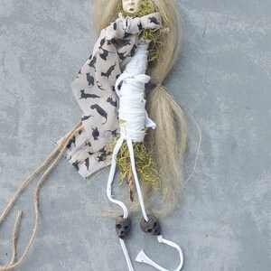 Poppet / Spirit Offering Doll / Witch Doll / Curse Doll / Hanging Witch Doll / "Screaming Lilith" / free shipping within US