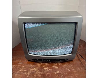 Orion Modell TV1318 13-Zoll-CRT-TV 120V 75W Vintage 1998 Grau Getestet Arbeiten