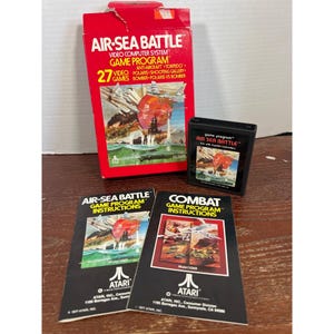 Manual de instrucciones y programas del juego Atari Air Sea Battle CX2602