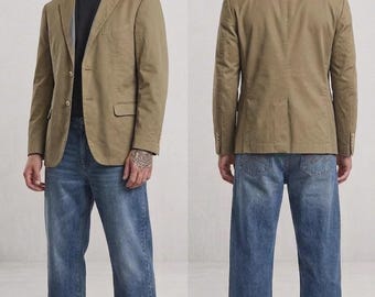 Gucci by Tom Ford Vintage Cotton Blazer Camel – Men’s Size 48–50