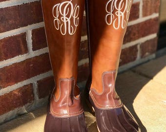chloe duck boots tall