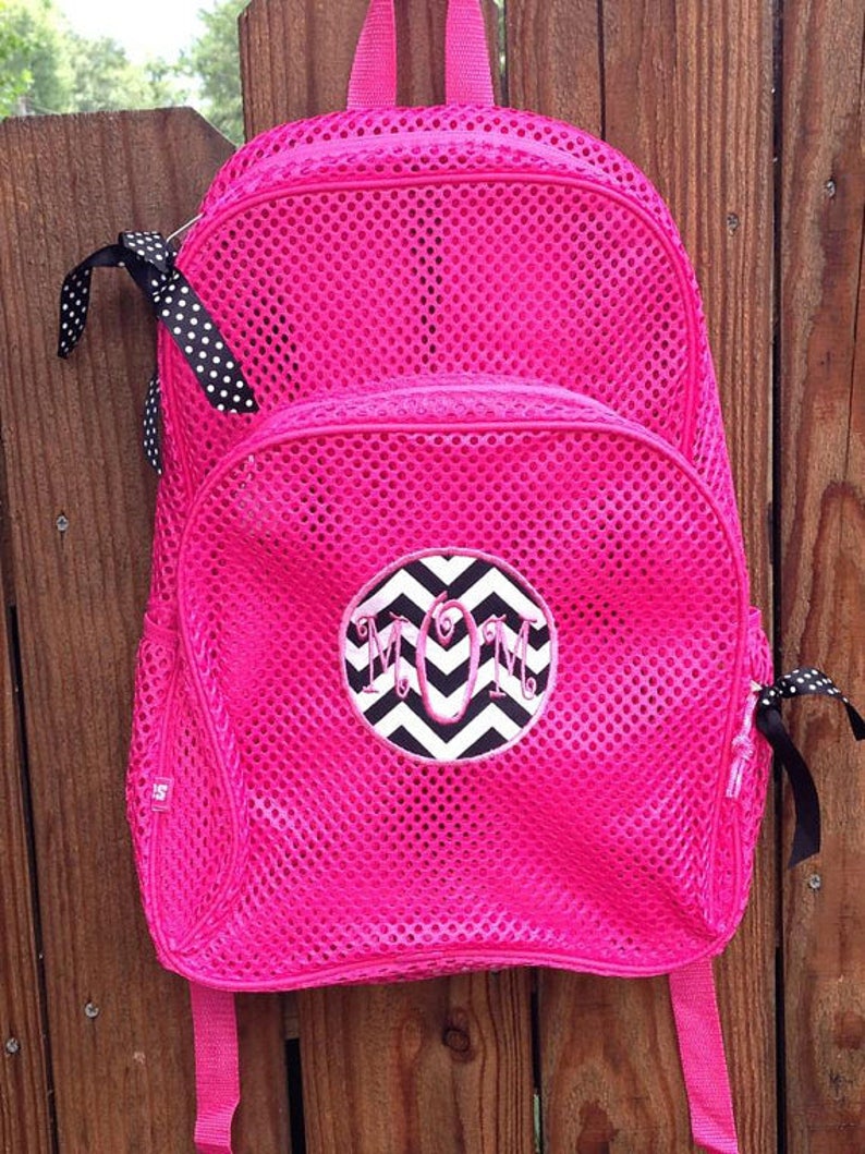 cute mesh backpacks for school