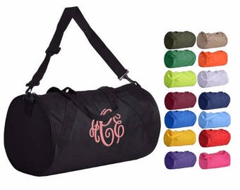 Monogrammed Duffle Bag, Monogram Gym Bag, Monogram Dance Bag, Monogrammed Cheer Bag, Monogram Sports Duffle, Duffle Bags