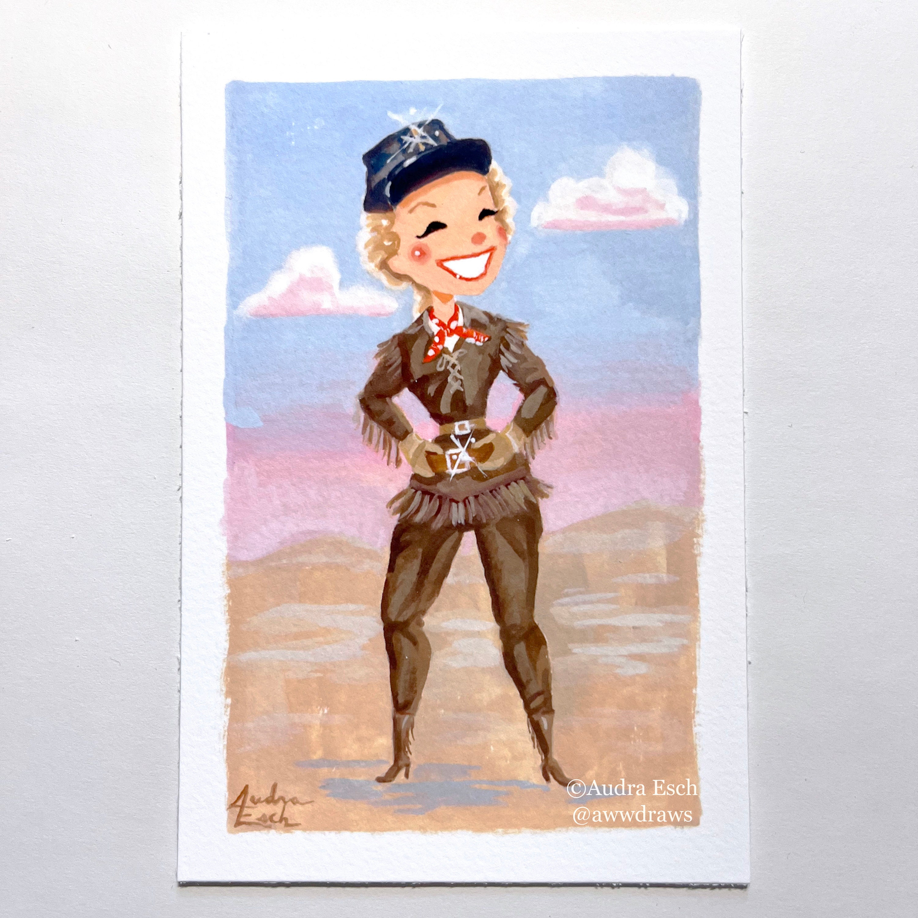 Doris Day - Calamity Jane - 4 x 6 inches - Fine Art Print