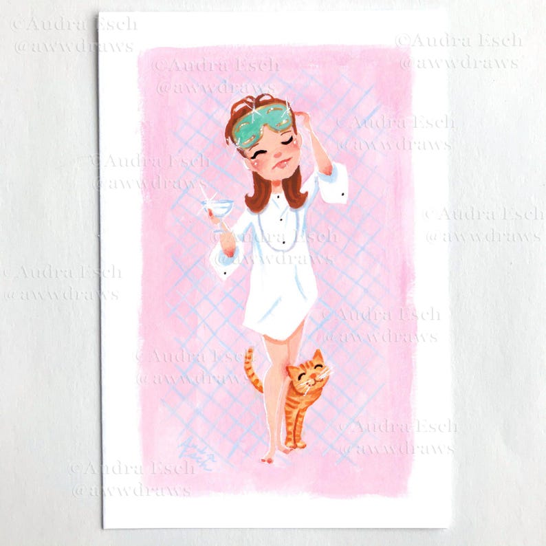Audrey Hepburn - Tuxedo Shirt - Breakfast at Tiffany’s - 4 x 6 inches - Fine Art Print