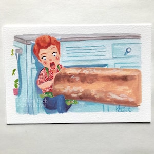I Love Lucy - Pioneer Woman - 4 x 6 inch Fine Art Print
