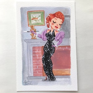 I Love Lucy - Charm School - 4 x 6 inches - Fine Art Print