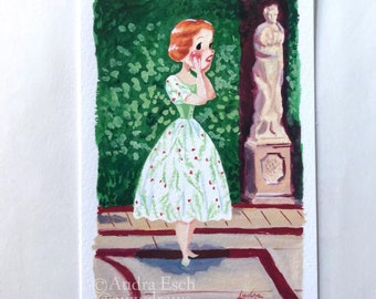 Julie Andrews - The Laedler Dance - Sound of Music - 4 x 6 inches - Fine Art Print