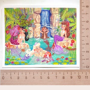 Mermaid Lagoon - 8 x 10 inch Fine Art Print image 2