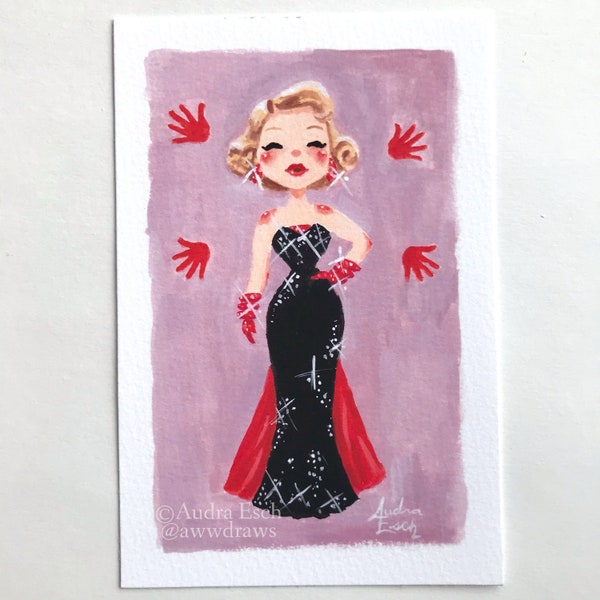 Rosemary Clooney - Minstrel Show - White Christmas - 4 x 6 inches - Fine Art Print