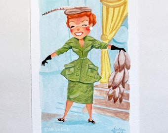 I Love Lucy - The Fashion Show - 4 x 6 inches - Fine Art Print