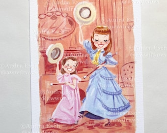 Meet Me in St. Louis – Judy Garland – Under the Bamboo Tree – 5 x 7 Zoll Kunstdruck