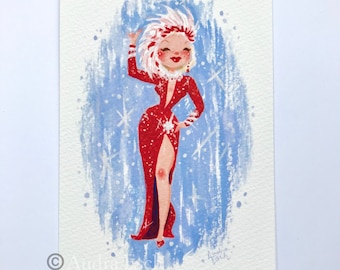 Marilyn - Gentlemen Prefer Blondes - 4 x 6 inches - Fine Art Print