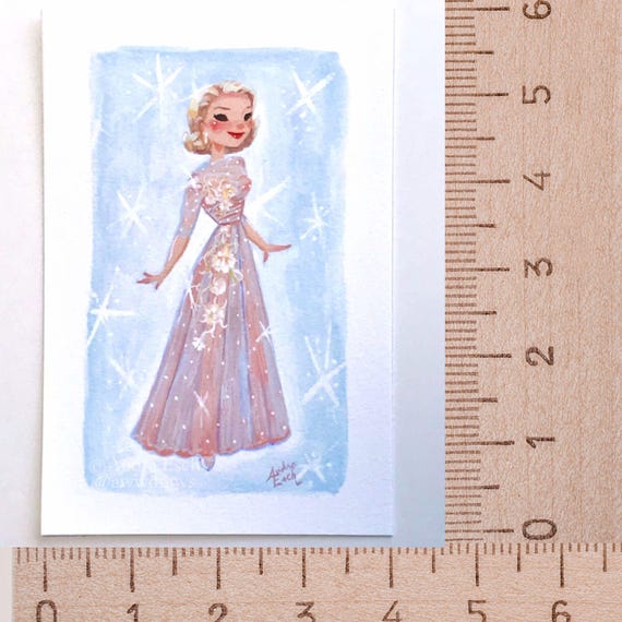 Grace Kelly Fine Art Print  High Society Pink Dress (4x6 Inch) - Etsy