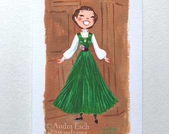 Audrey Hepburn 'my Fair Lady' Fine Art Print - "the Rain in Spain" (4x6  Inch) - Etsy