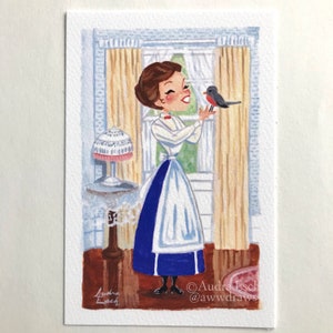 Mary Poppins - Spoonful of Sugar  - 4 x 6 inches - Fine Art Print