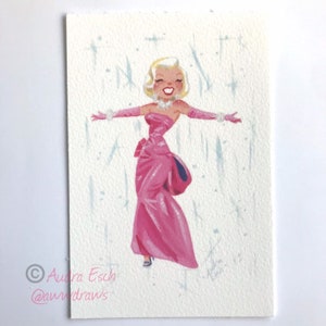 Marilyn  - Diamonds are a Girl's Best Friend - 4 x 6 inches - Fine Art Print