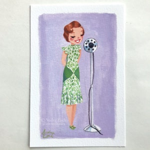 Debbie Reynolds - Singin&#39; in the Rain - Would You? - 4 x 6 inches - Fine Art Print