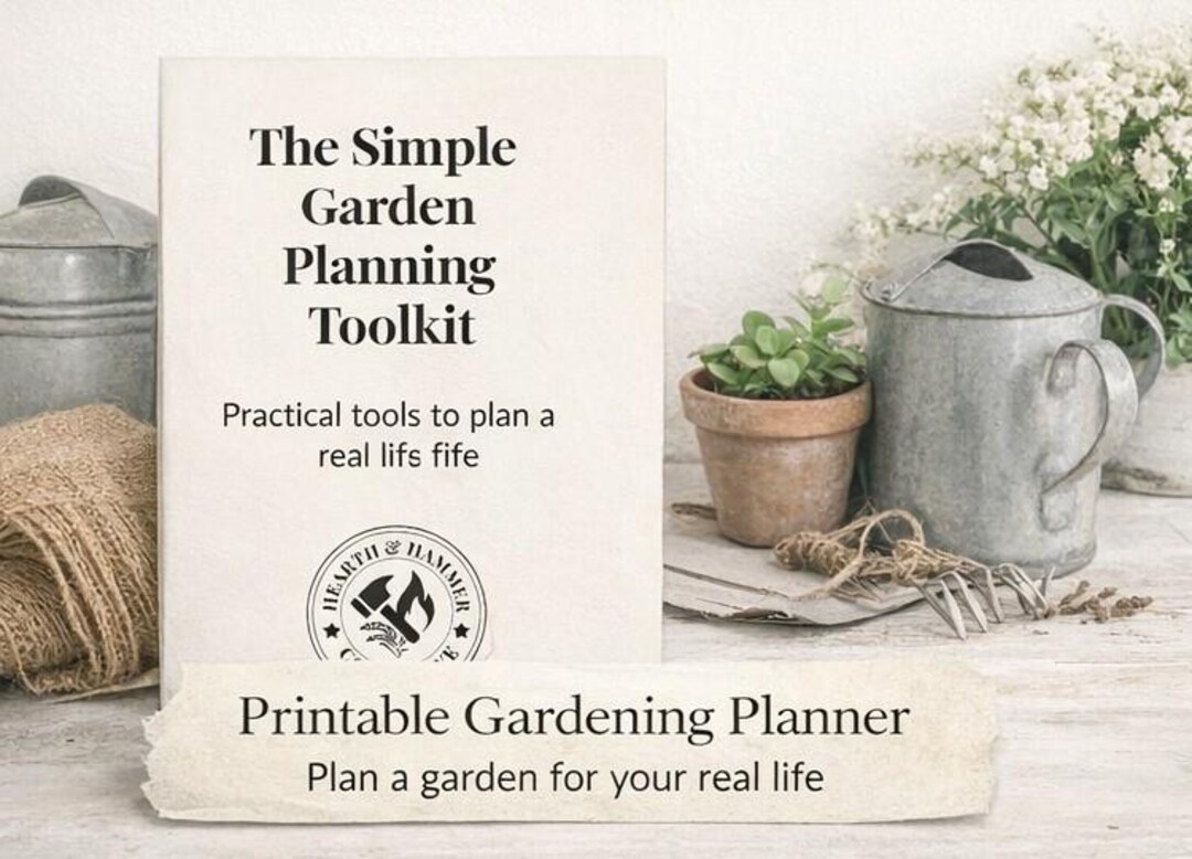 Gardening Planner Printable | Simple Garden Planning Toolkit | Seasonal ...