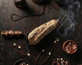 Djinn Magic Ritual Horn – Gabriel Horn – Protection, Luck and Authority Mystical Talisman