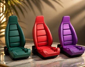 Support de téléphone pour siège d'auto | Support de téléphone unique pour chaise, impression 3D | Fichier STL de bureau réglable